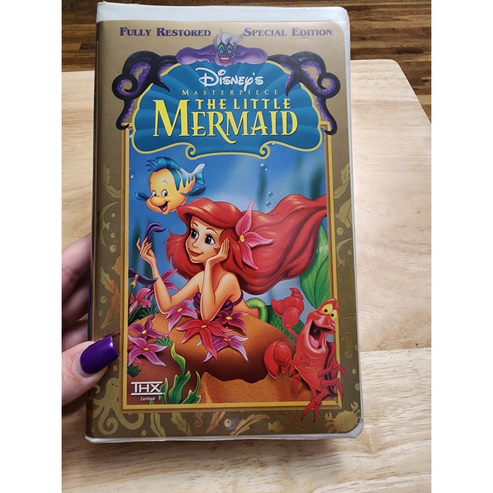 Disney The Little Mermaid VHS Movie Video Cassette